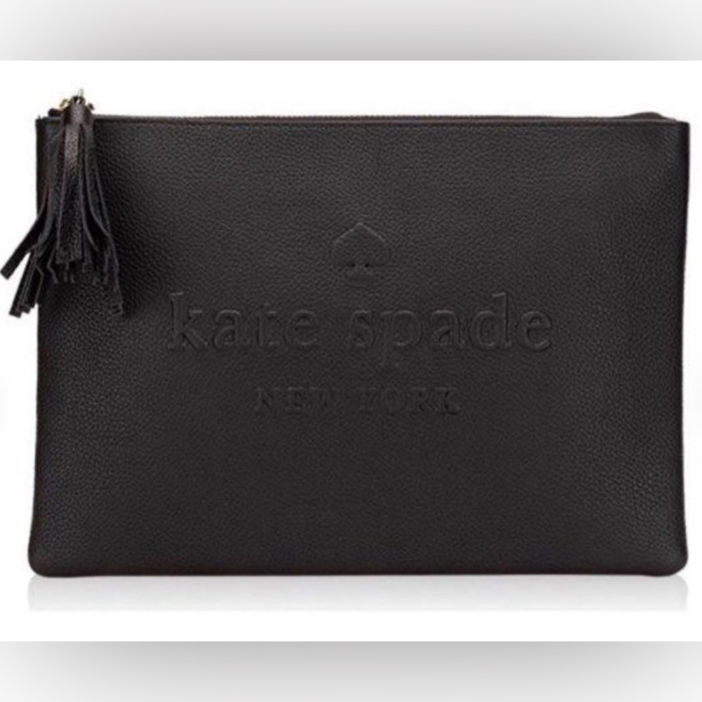 NWT Kate Spade LARCHMONT AVENUE LOGO GIA CLUTCH